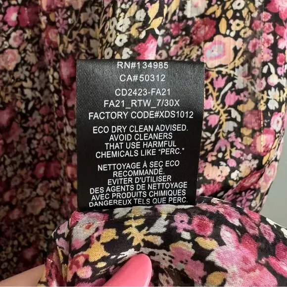 NEW For Love & Lemons Joelle Floral Maxi Dress M - Picture 6 of 14